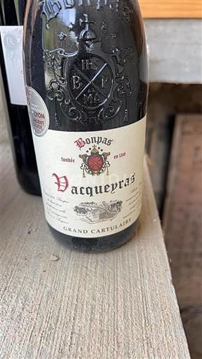 Rhônedalen Vacqueyras Bonpas Grand Cartulaire 2019