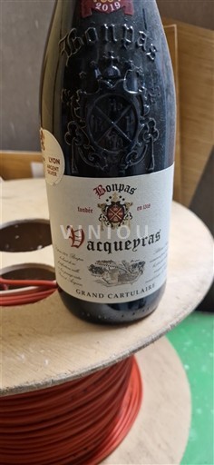 Údolí Rhôny Vacqueyras Bonpas Grand Cartulaire 2019