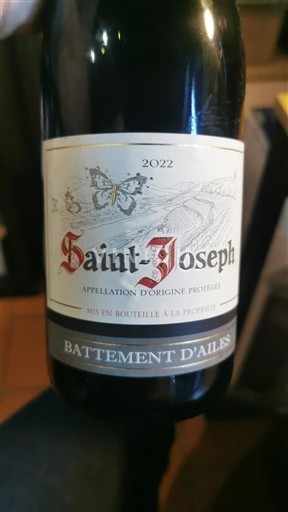 Thung lũng Rhône Saint-Joseph Battement d'Ailes 2022