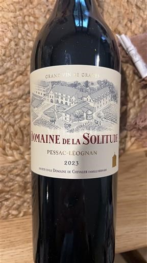 Bordeaux Pessac-Léognan Domaine La Solitude 2023
