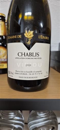 Bourgogne Chablis Domaine L'Érable 2018
