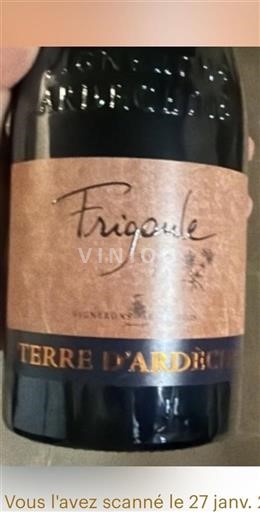 Alperne og Rhône-landene Ardèche Vignerons Ardéchois Frigoule Ikke årgangsbestemt