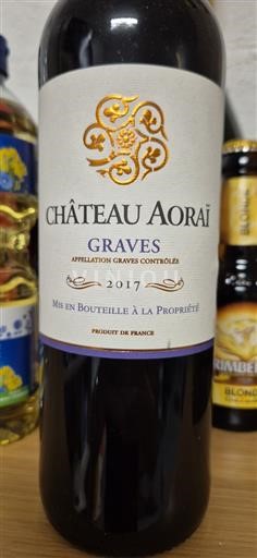 Bordeaux Graves Château Aoraï 2017