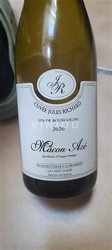 Borgogna Mâcon e Mâcon-Villages La Cave Azé Jules Richard 2020