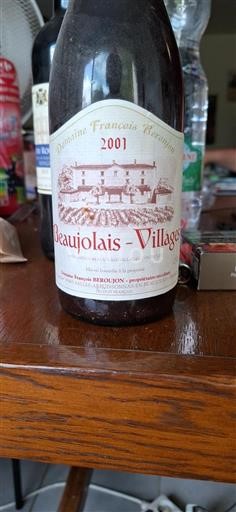 Beaujolais Beaujolais Villages Domaine François Beroujon 2001