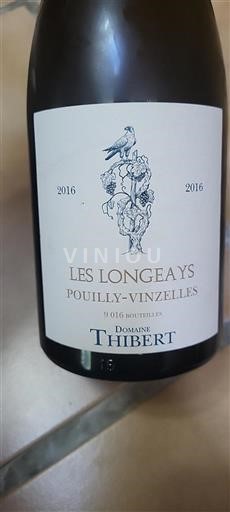 Burgund Pouilly-Vinzelles Domaine Thibert Les Longeays 2016