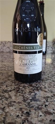 Údolí Rhôny Cairanne Domaine Martin Les Chênes Verts 2021