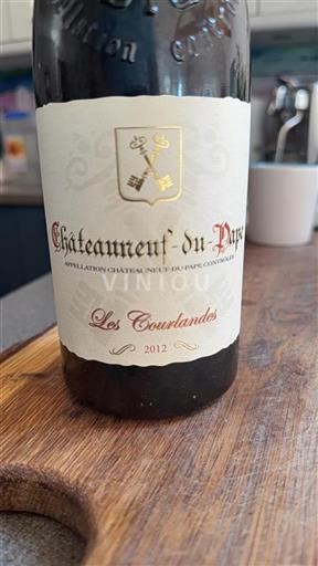 Rhône-dalen Châteauneuf-du-Pape Les Courlandes 2012