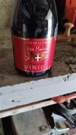 Jura Arbois Clos de la Galèze Arbin Mondeuse Icke årgångsbetecknad