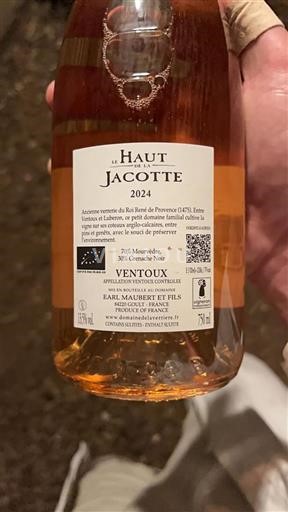 Rona dolina Ventoux Domaine La Verrière Le Haut de la Jacotte 2024