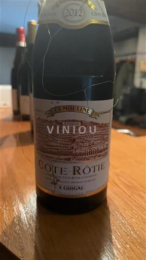Rhône Valley Côte-Rôtie E. Guigal La Mouline 2012