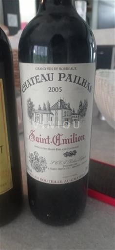 Burdeos Saint-Émilion Château Pailhas 2005