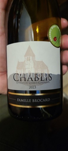 Burgundy Chablis Famille Brocard 2023