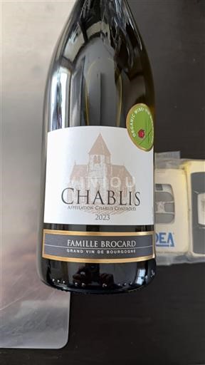 Bourgogne Chablis Famille Brocard 2023