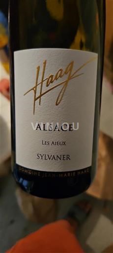 Alsace Sylvaner Domaine Jean-Marie Haag Les Aieux Ei vuosikertaa