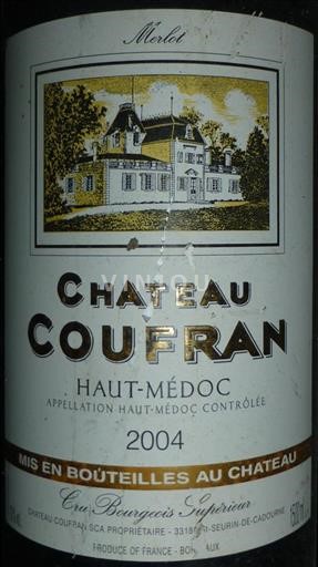 Burdeos Haut-Médoc Château Coufran 2004