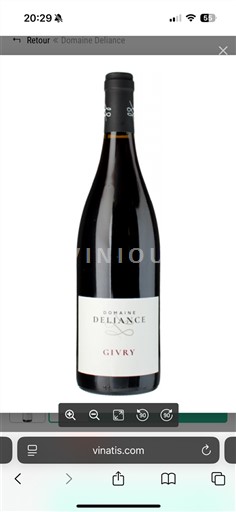 Burgundsko Givry Domaine Deliance 2023