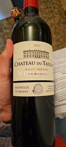 Bordeaux Haut-Médoc Cru Bourgeois Château Taillan 2012