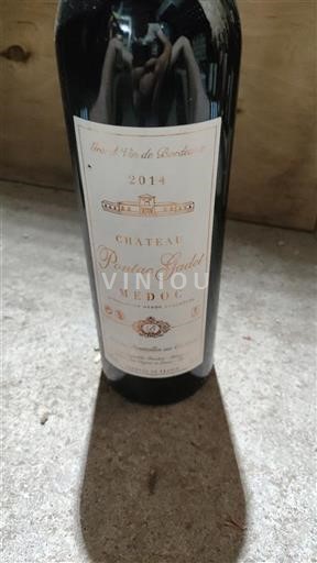 Bordeaux Médoc Château Pontac Gadet 2014