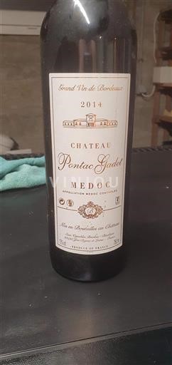 Bordeaux Médoc Château Pontac Gadet 2014