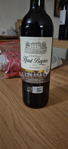 Bordeaux Haut-Médoc Château Haut Beyzac 2012