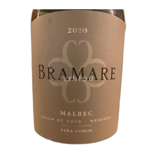 Mendoza Vina Cobos Bramare Malbec Lujan de Cuyo 2020