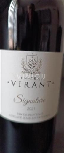 Provence Coteaux d'Aix-en-Provence Château Virant Signature 2021