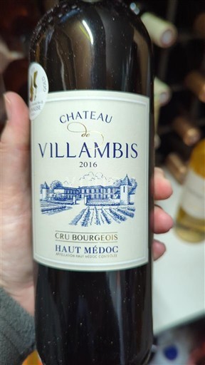 Bordeaux Haut-Médoc Cru Bourgeois Château Villambis 2016