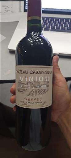 Bordéus Graves Château Cabannieux 2012