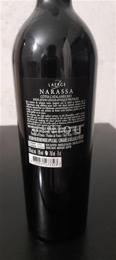 Languedoc and Roussillon Côtes Catalanes Lafage Narassa 2023