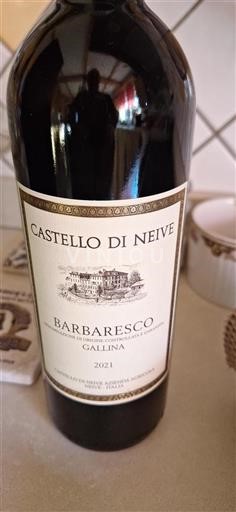 Piedmont Wines Barbaresco Castello di Neive Gallina 2021