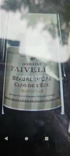 Bourgogne Beaune Premier Cru Domaine Faiveley Clos de l'Écu 2021