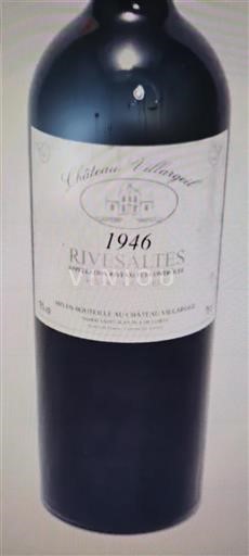 Roussillon Rivesaltes Château Villorgueil 1946