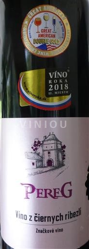 Nitra PereG Vino z ciernych ribezli 2018