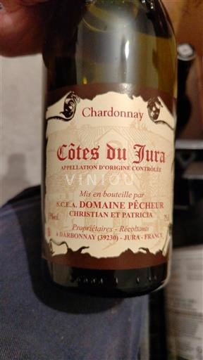 Jura Côtes du Jura Domaine Pêcheur Chardonnay 2018