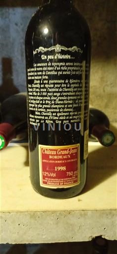 Bordeaux Château Grand-Jean 1998