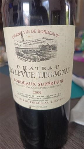 Bordeaux Bordeaux Supérieur Château Bellevue Lugagnac 2009