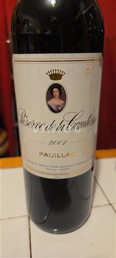 Bordeaux Pauillac Château Pichon Longueville Comtesse de Lalande Réserve de la Comtesse 2001