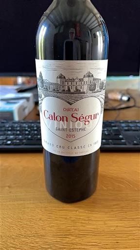 Burdeos Saint-Estèphe Grand Cru Château Calon Ségur 2015