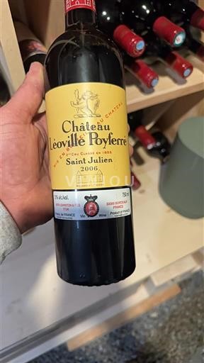 Bordéus Saint-Julien Grand Cru Château Léoville Poyferré 2006