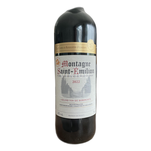 Bordeaux Montagne-saint-émilion La Cave d'Augustin Florent 2022