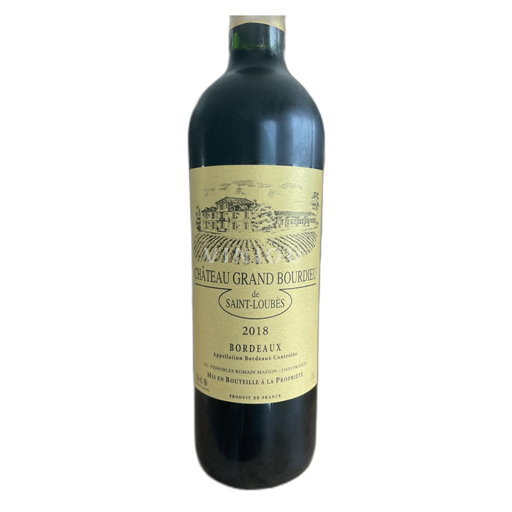 Bordeaux Château Grand Bourdieu 2018