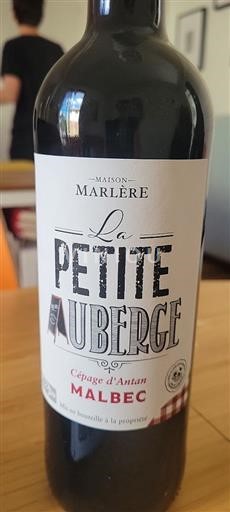 Sudoeste Côtes del Lot Maison Marlère La Petite Auberge 2023