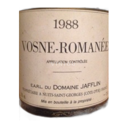 Burgundy Vosne-Romanée Domaine Jafflin 1988