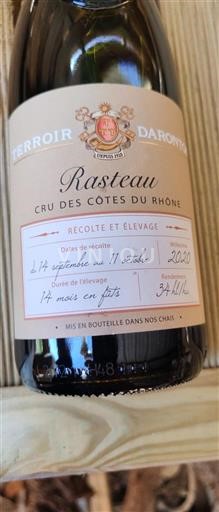 Vale do Ródano Rasteau Domaine Dardenne 2020
