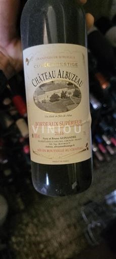 Bordeaux Bordeaux Supérieur Château Albuzeau Prestige 2016
