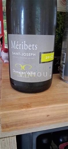 Thung lũng Rhône Saint-Joseph Domaine Vallet Méribets 2012