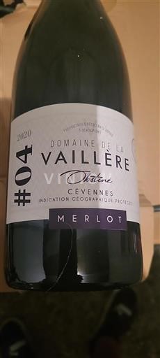 Languedoc-Roussillon Cévennes Domaine La Vaillère Obstiné 2020
