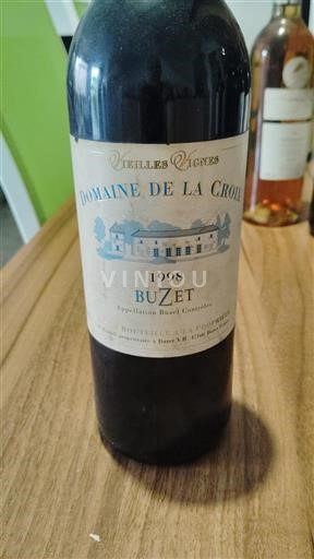 Sudoeste Buzet Domaine La Croix Vieilles Vignes 1998