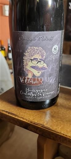 Bourgogne Bourgogne Coulanges-la-Vineuse Domaine Maltoff Le Classic 2019